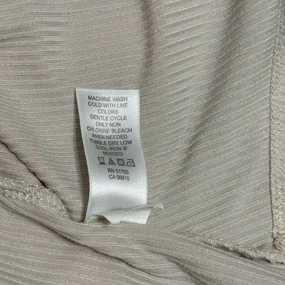 Maurices Beige Lace-Up Tank Top - Picture 9 of 9